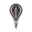 1879 Filament 230 V LED-BigDrop E27 200lm 7W 1800K dimbaar Rookglas Grote vintage LED-lamp met spiraalfilament, rookglas en E27-fitting voor decoratieve verlichting