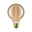 Floating Shine 230 V Standard LED Globe E27 140lm 2,8W 1800K Gold Round LED bulb with amber glass and E27 base for decorative lighting and warm ambiance
