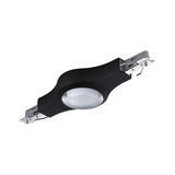 Zwart LED-inbouwverlichtingsmodule met ronde lens en metalen bevestiging voor moderne verlichtingssystemen