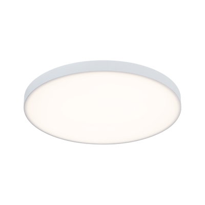 Plafonnier LED rond blanc avec cadre mat en plastique pour éclairage moderne