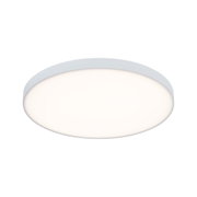 Round white LED ceiling light with matte frame for modern home lighting
