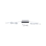 White LED power supply with cables for lighting systems, energy-efficient accessory