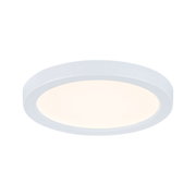 Ronde witte LED-plafondlamp van kunststof met warm wit licht voor woonruimtes