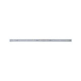 Long LED light strip with white LEDs in transparent casing for modern lighting solutions
