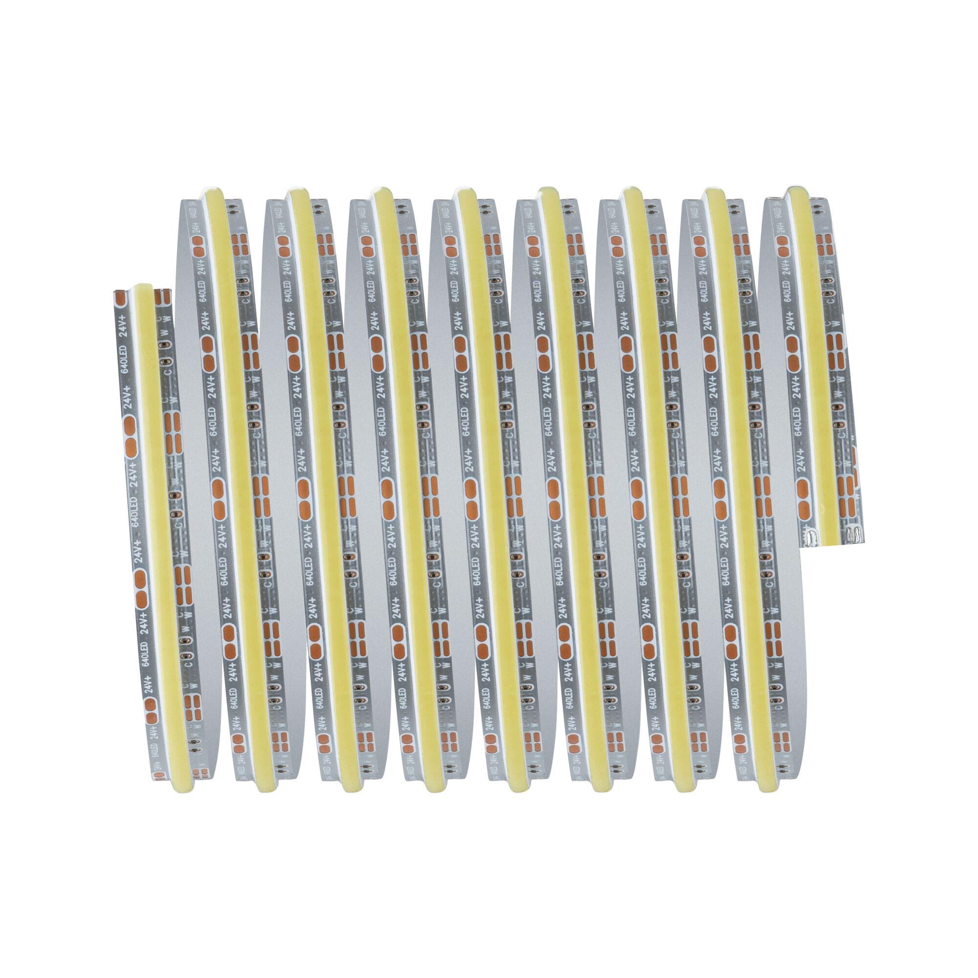 Bandeaux LED flexibles 24V avec 640 LED blanc chaud pour solutions d'éclairage polyvalentes