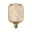 Metallic Glow 230 V Standard LED illuminant Zyl 180lm 4W 1800K dimmable Brass