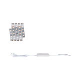 Flexibler LED-Lichtstreifen mit Netzstecker und weißem Controller für moderne Raumbeleuchtung
