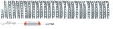 Longue bande LED blanche avec prise et transformateur pour éclairage intérieur flexible