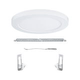 Rundes weißes LED-Panel mit Montagezubehör aus Metall und Kunststoff für Deckenbeleuchtung