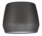 Modern grey metal ceiling light cover for LED indoor lighting fixtures