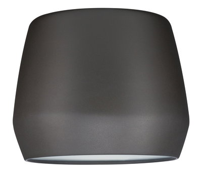 Cache de plafonnier moderne en métal gris pour éclairage LED intérieur