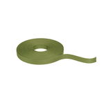 Grünes Textilband aus robustem Material, ideal für Befestigung und Dekoration im Heimwerkerbereich.