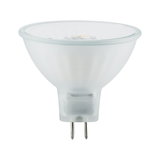 Frosted LED reflector lamp with GU5.3 base in white for energy-efficient lighting