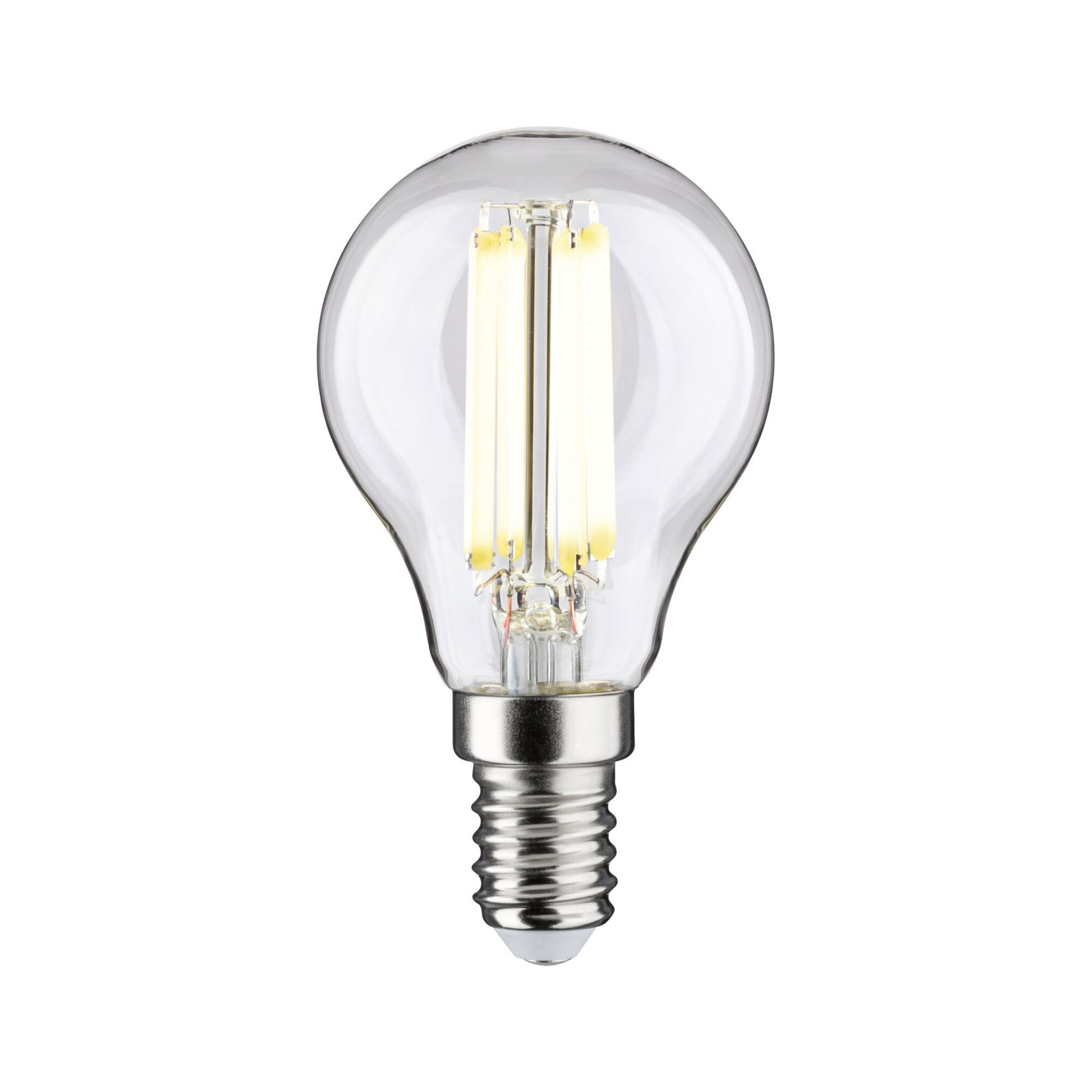 Eco-Line Filament 230 V LED-dråbe E14 Sæt med 1 styk 82mm 525lm 2,5W 4000K Klar