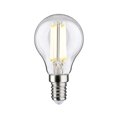 Ampoule LED classique avec verre transparent et culot E14 pour un éclairage économique