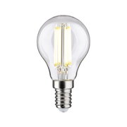 Classic LED light bulb with clear glass and E14 base for energy-efficient lighting solutions