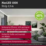 MaxLED 1000 LED Strip 2,5 m mit 40% weniger Energieverbrauch für effiziente Raumbeleuchtung