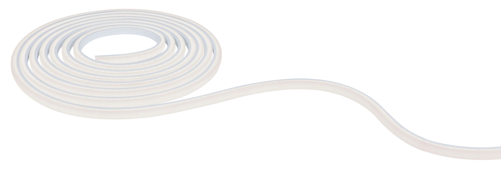 Flexible white LED light strip perfect for decorative indoor lighting and accent illumination