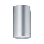 Runder Deckenstrahler aus silbernem Aluminium mit modernem Design für LED-Beleuchtung