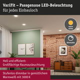 VariFit LED-Einbauleuchten in warmweiß mit dimmbarer Funktion für effiziente Raumbeleuchtung