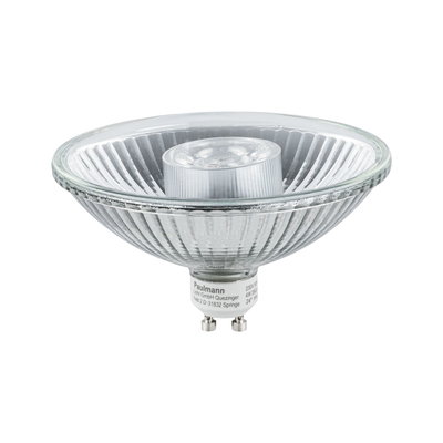 Paulmann clear glass LED reflector lamp with GU10 base for energy-efficient lighting solutions