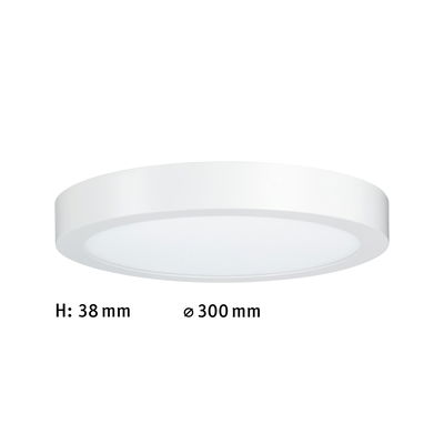 Rond wit LED-plafondpaneel met 300 mm diameter en 38 mm hoogte voor moderne verlichting