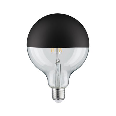 Gloeilamp met zwarte halfglascoating en helder glas voor decoratieve LED-verlichting