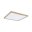LED Panel Atria Shine Backlight IP44 square 293x293mm 16W 1600lm 3000K Wood look
