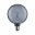 Inner Glow Edition LED-globe Helix E27 230V 90lm 3,5W 1800K Røget glas