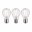 Filament Bundle LED Pear E27 230V 3x1055lm 3x9W 2700K dimmable clear