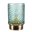 Pauleen Bordlampe Modern Glamour E14 2700K 15lm 0,4W Turkis/Messing