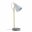 Neordic Lampe à poser Orm E27 max. 20W Blanc dépoli/Doré mat/Gris Métal/Béton