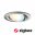 Spot encastré LED Smart Home Zigbee Nova Plus Coin orientable rond 84mm 50° Coin 6W 470lm 230V gradable Tunable White Acier brossé