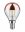 Modern Classic Edition Standaard 230 V LED-kogellamp Kopspiegel E14 220lm 2,6W 2700K Kopspiegel koper