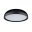 Selection Bathroom LED Ceiling luminaire Oka IP44 White Switch 950lm 230V 24W Black matt