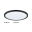 LED Panel Atria Shine Backlight round 293mm 16W 1600lm 3000K Black