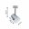 URail Skinnespot Smart Home Zigbee 3.0 Cone Enkelt spot inkl. Tunable White-lyskilde GU10 330lm 5W Tunable White dæmpbar 230V Krom mat/Krom