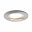 Spot encastré LED Blanc chaud Coin IP44 rond 79mm Coin 3x6,8W 3x380lm 230V gradable 2700K Acier brossé/Satiné