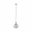 Neordic Hanglamp Esben E27 max. 20W Helder/Messing geborsteld dimbaar Glas/Metaal