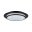 Plafonnier LED 3-Step-Dim Egron 2700K 750lm 230V 16W gradable Noir mat