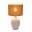 Pauleen Lampe à poser Timber Glow E27 max. 20W Beige/Blanc