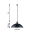 Plug & Shine Luminaire en suspension Mapalo IP44 3000K 2W Anthracite