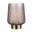 Pauleen Bordlampe Fancy Glamour E27 2700K 40lm 0,8W Taupe/Messing