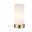 Lampe à poser Pinja E14 max. 20W Blanc/Laiton brossé