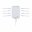 Clever Connect Boîtier de connexion Box Smart Home Zigbee 3.0 Tunable White Tunable White Blanc