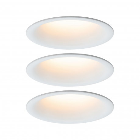 Paulmann LED-inbouwlamp Nova Plus Coin Basisset star IP44 rond 78mm Coin 3x6W 3x470lm 230V