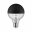 Modern Classic Edition Standard 230 V Globe LED Calotte réflectrice E27 G95 600lm 6,5W 2700K gradable Calotte réflectrice en noir mat