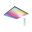 LED Panel Velora Rainbow dynamicRGBW eckig 595x595mm 31W 2820lm RGB+ Schwarz dimmbar