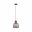 Neordic Hanglamp Elia E27 max. 20W Rookglas/Kurk/Zwart dimbaar Glas/Kurk/Metaal