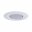 LED Recessed luminaire Calla Single luminaire Swivelling IP65 round 90mm 30° 5,5W 400lm 230V White Switch White
